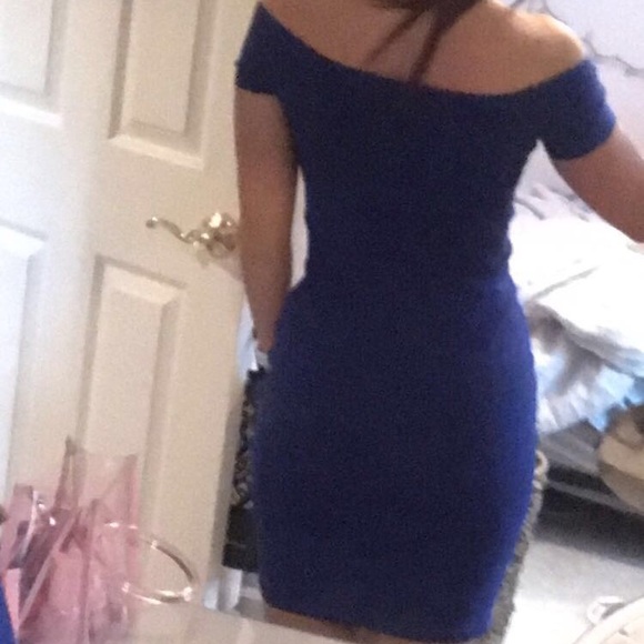 Express royal blue dress - Picture 3 of 6